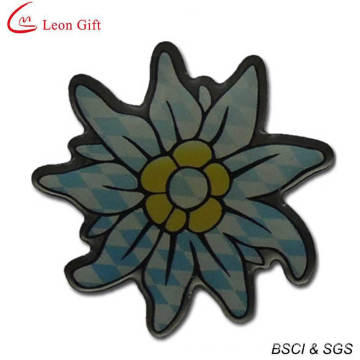 Épinglette de fleur d&#39;impression personnalisée (LM1195)